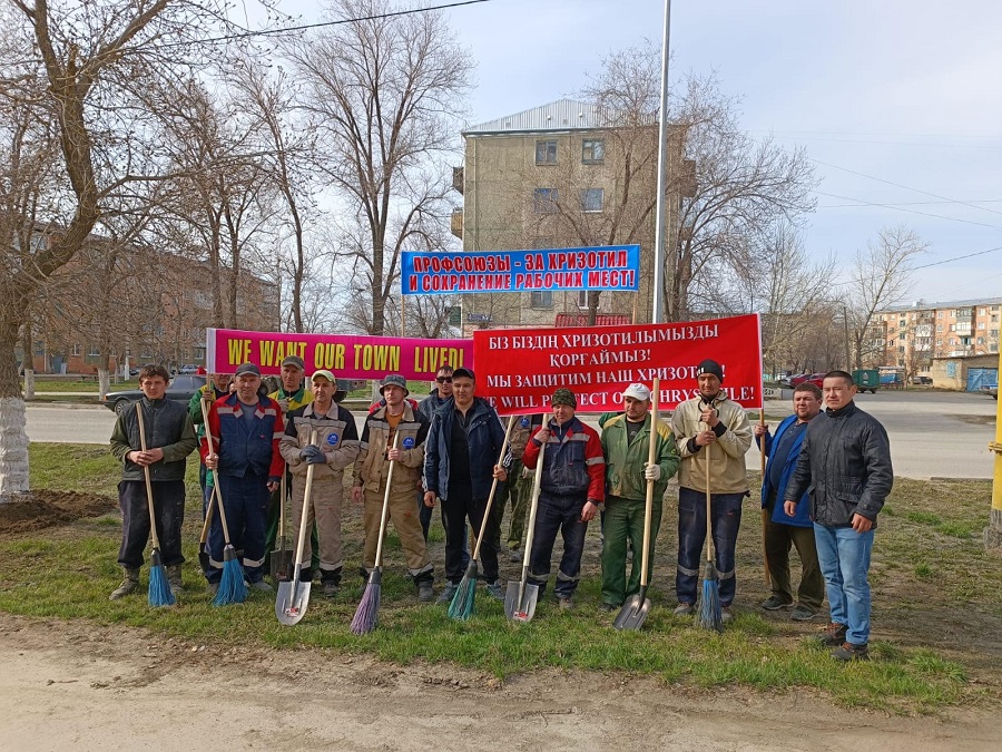 В Казахстане стартовала эстафета эко-субботников в защиту хризотила
