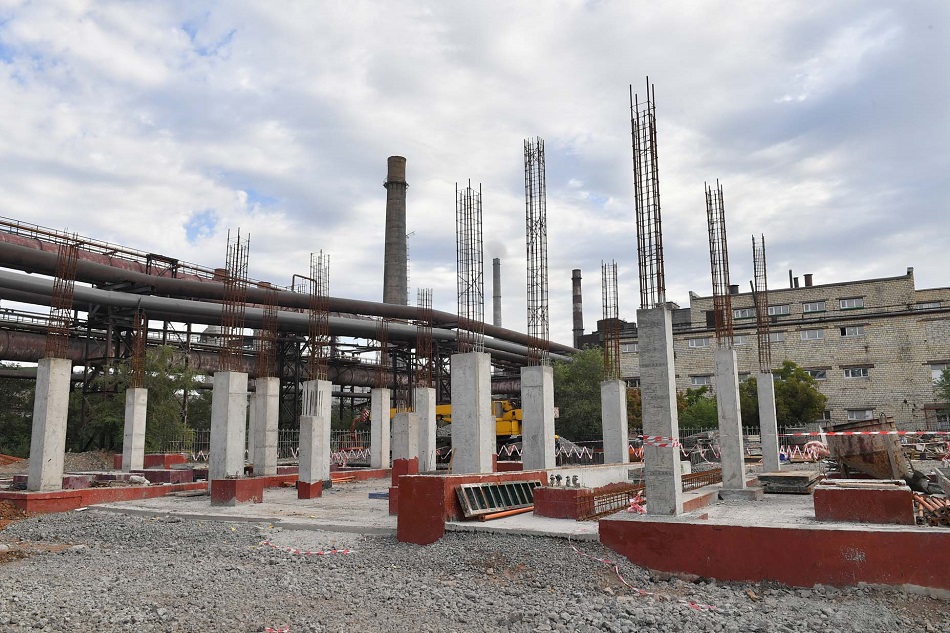 Строительство нового цеха химулавливания АО «АрселорМиттал Темиртау» перешел в активную фазу строительства